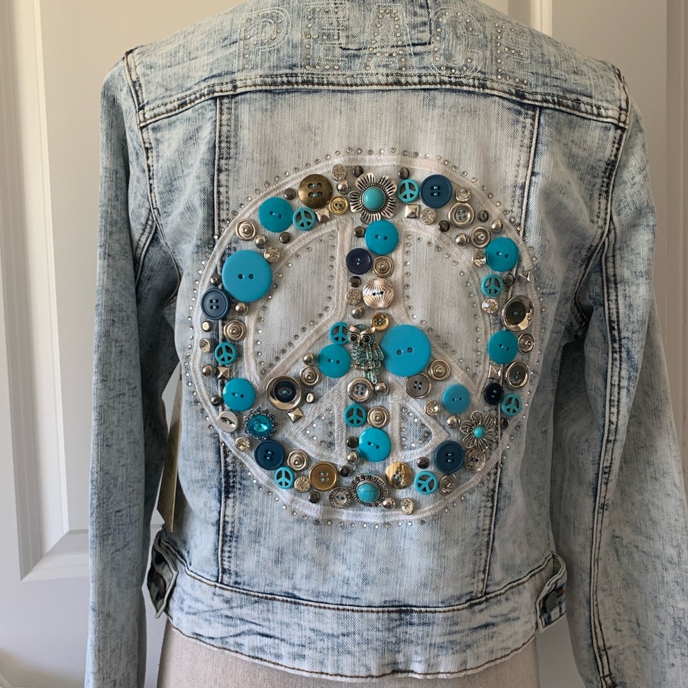 Denim Jacket with custom embroidery